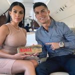 Cristiano ronaldo with girlfriend georgina rodriguez 