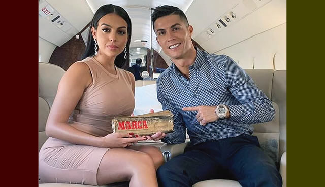 Cristiano Ronaldo With Girlfriend Georgina Rodriguez 