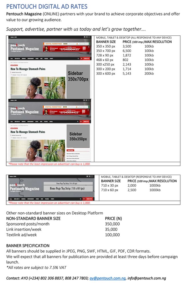 Proposed Pentouch Digital Adrates