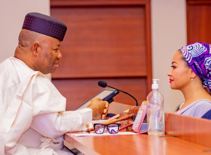 Godswill akpabio and natasha akpoti uduaghan 1