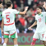 Morocco team celebrate victory during the 2025 africa cup of nations afcon quarter final match between cameroon and morocco 750x536